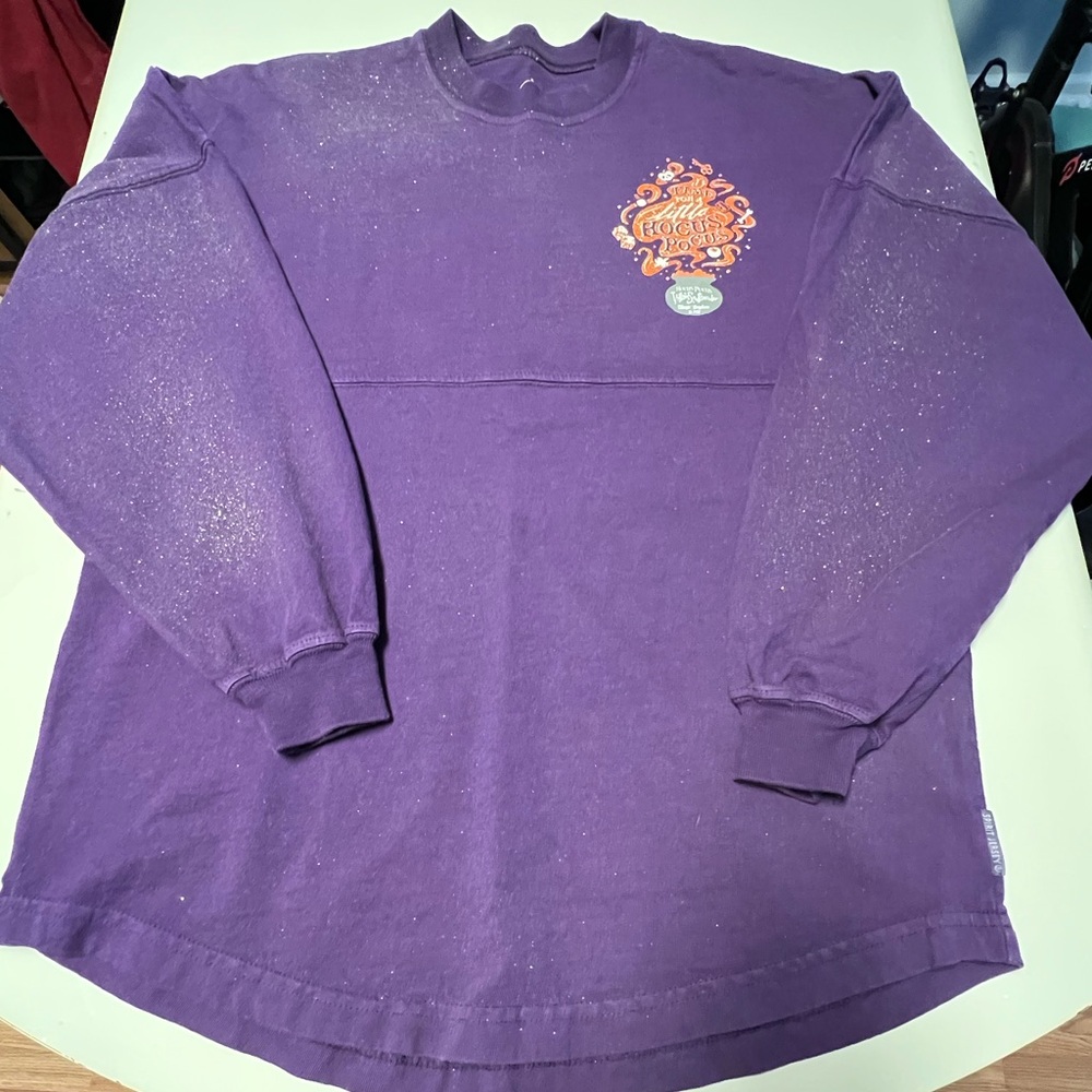 Disney World MNSSHP Hocus Pocus Purple Glitter 2019 Spirit Jersey Adult Size XS